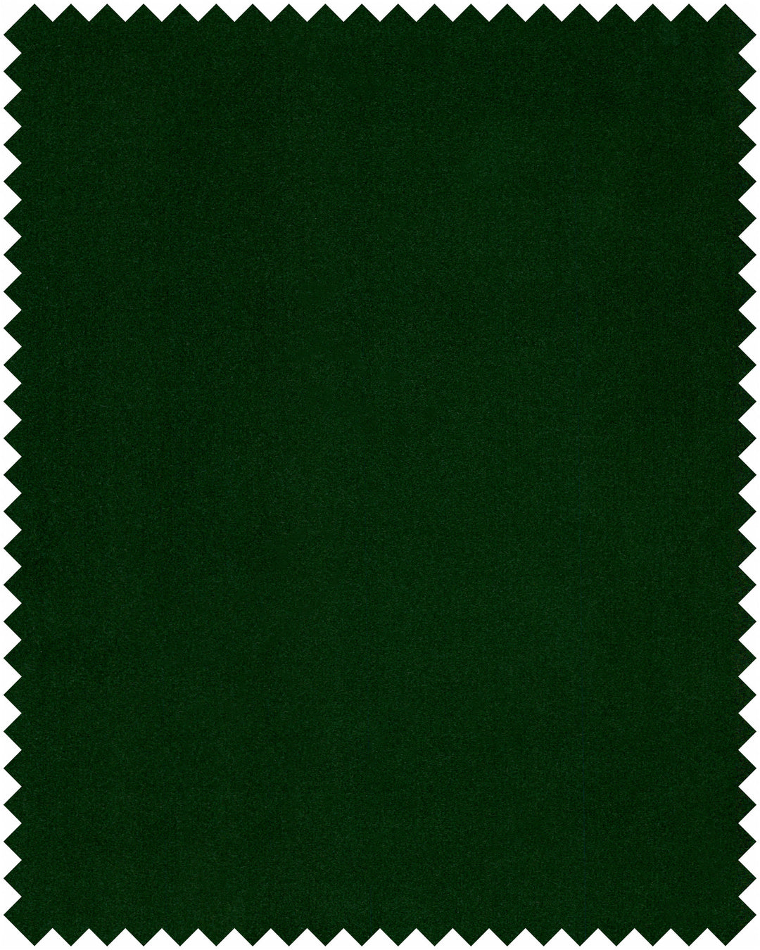 British Racing Green cotton velvet fabric by Mind the Gap (FB00154), swatch