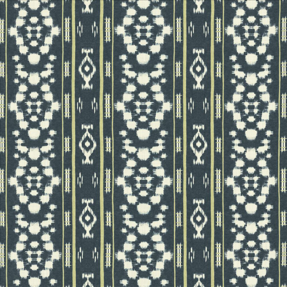Brookline Indigo  by Kasmir Designer Fabric 1458 70% Viscose
30% Linen
 SPAIN 30,000 Wyzenbeek Double Rubs Horizontal: 13 4/8 inches and Vertical: 10 4/8 inches 54  - Swanky Fabrics -