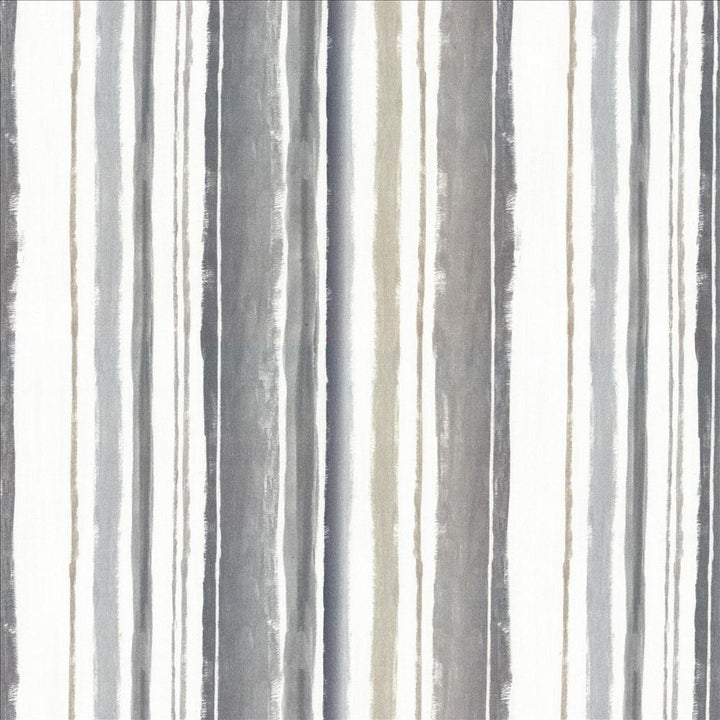 Brookmere Stripe Slate by Kasmir Designer Fabric See sample 100% Cotton
 INDIA 3,000 Wyzenbeek Double Rubs </p><p>Repeat: Horizontal: 13 4/8 inches and Vertical: N/A 54 - Swanky Fabrics -