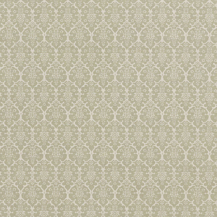 Burley Sage BURL006 by Schumacher Designer Fabric Veere-Grenney 100% Linen Martindale 25,000 Horizontal: 2.5 and Vertical: 4.25 53 - Swanky Fabrics -