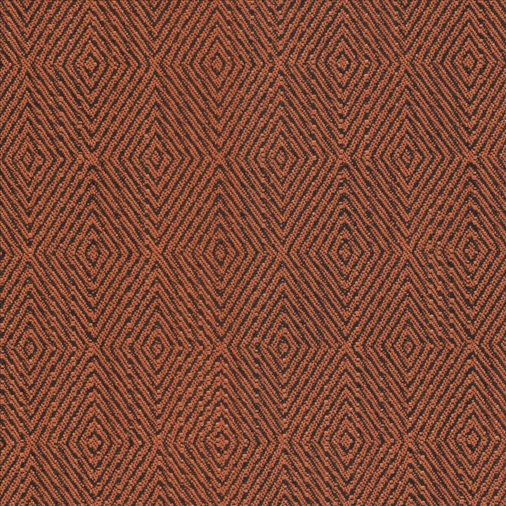 Burundi Ember by Kasmir Designer Fabric 5094 100% Polyester CHINA 15,000 Wyzenbeek Double Rubs Horizontal: 1 2/8 inches and Vertical: 2 inches 55 - 56 - Swanky Fabrics -