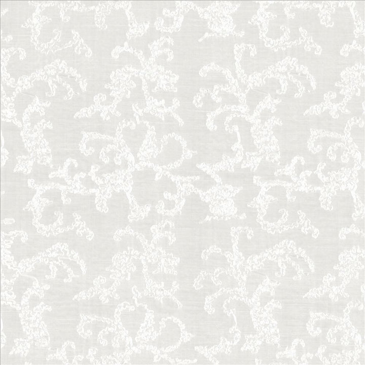 Bustle Wheat by Kasmir Designer Fabric 5077 100% Polyester Embroidery 100% Polyester CHINA Not Tested Horizontal: 20 4/8 inches and Vertical: 17 2/8 inches 43 - 58 - Swanky Fabrics -