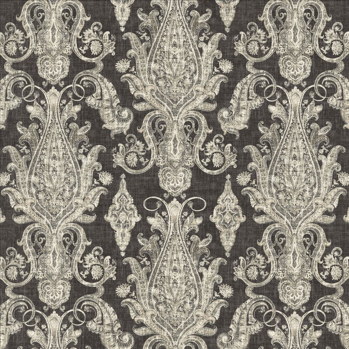 Buta Peppercorn by Kasmir Designer Fabric 5141 55% Linen
45% Rayon
 USA 18,000 Wyzenbeek Double Rubs </p><p>Repeat: Horizontal: 27 inches and Vertical: 25 2/8 inches 54 - Swanky Fabrics -