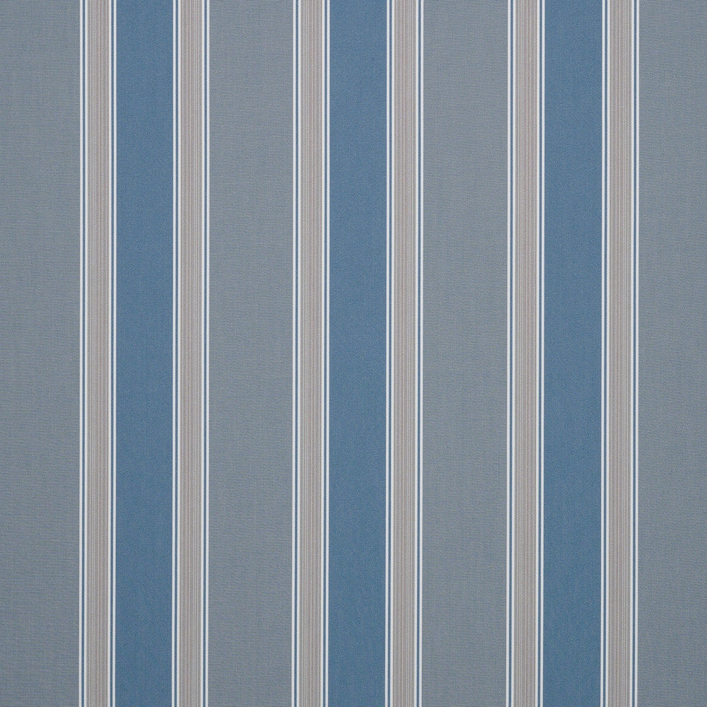 4992 Baycrest Sky by Sunbrella Designer Fabric Sunbrella Awning Stripes 100% Sunbrella® Acrylic USA or Imported 10-Year Horizontal: and Vertical: 46 in. - Swanky Fabrics -
