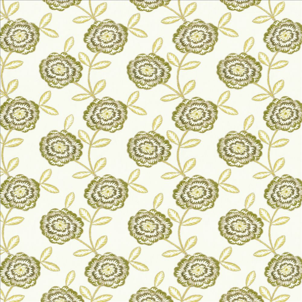 Caden Greenery by Kasmir Designer Fabric 5156 50% Cotton
50% Polyester
 INDIA </p><p>Repeat: Horizontal: 8 4/8 inches and Vertical: 9 2/8 inches 54 - Swanky Fabrics -