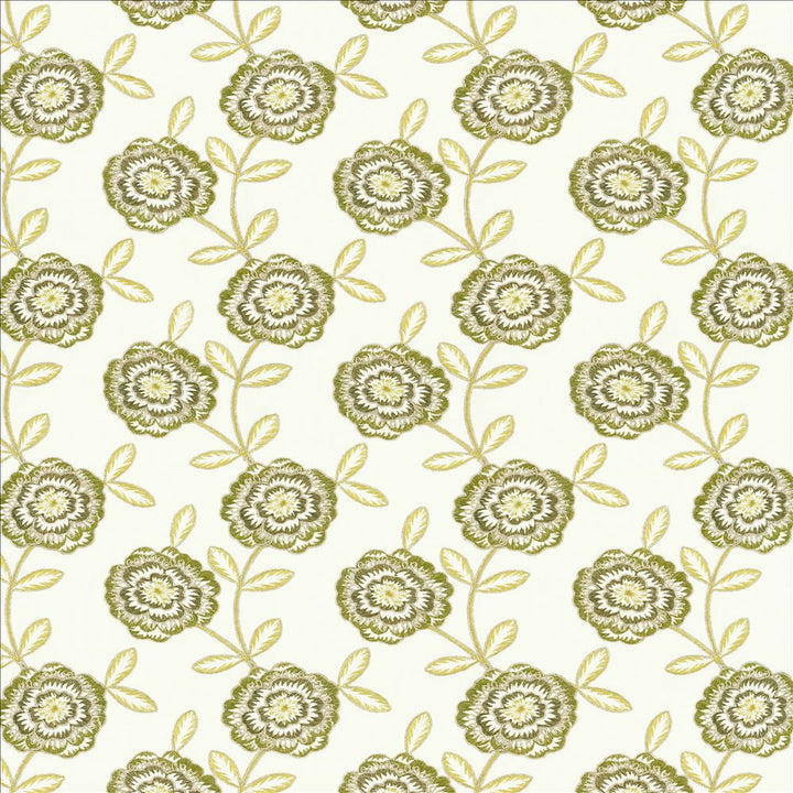 Caden Greenery by Kasmir Designer Fabric 5156 50% Cotton
50% Polyester
 INDIA </p><p>Repeat: Horizontal: 8 4/8 inches and Vertical: 9 2/8 inches 54 - Swanky Fabrics -