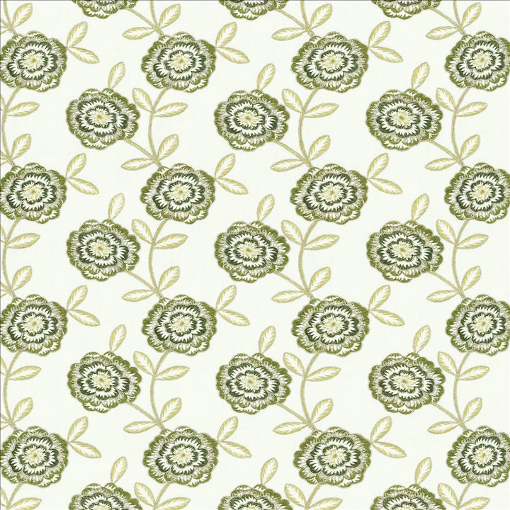 Caden Greenery by Kasmir Designer Fabric 5156 50% Cotton
50% Polyester
 INDIA Not Tested </p><p>Repeat: Horizontal: 8 4/8 inches and Vertical: 9 2/8 inches 54 - Swanky Fabrics -