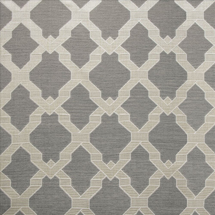 Cambridgeshire Grey by Kasmir Designer Fabric 5141 67% Polyester
33% Cotton
 INDIA 50,000 Wyzenbeek Double Rubs </p><p>Repeat: Horizontal: 4 4/8 inches and Vertical: 5 inches 54 - Swanky Fabrics -