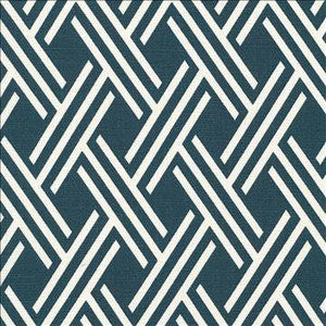 Canton Trellis Cerulean by Kasmir Designer Fabric
