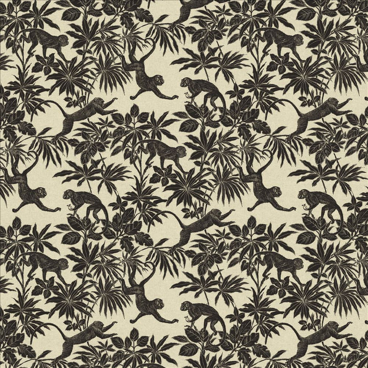 Capuchin Noir by Kasmir Designer Fabric 1462 90% Cotton
10% Polyester
 FRANCE </p><p>Repeat: Horizontal: 23 6/8 inches and Vertical: 23 6/8 inches 61 - Swanky Fabrics -