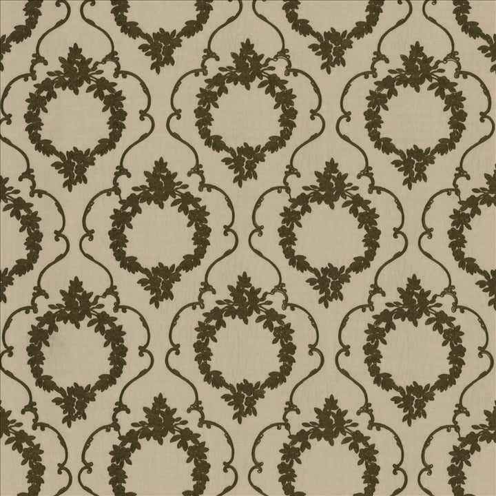 Carlotta Gray by Kasmir Designer Fabric 1444 100% Polyester Embroidery 100% Polyester CHINA Horizontal: 11 6/8 inches and Vertical: 16 2/8 inches 101 - 110 - Swanky Fabrics -