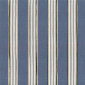 Carnegie Stripe Indigo by Kasmir Designer Fabric 1446 42% Viscose 40% Polyester 18% Linen CHINA 30,000 Martindale Cycles H: 7 inches, V: N/A 57 - Swanky Fabrics - Kasmir