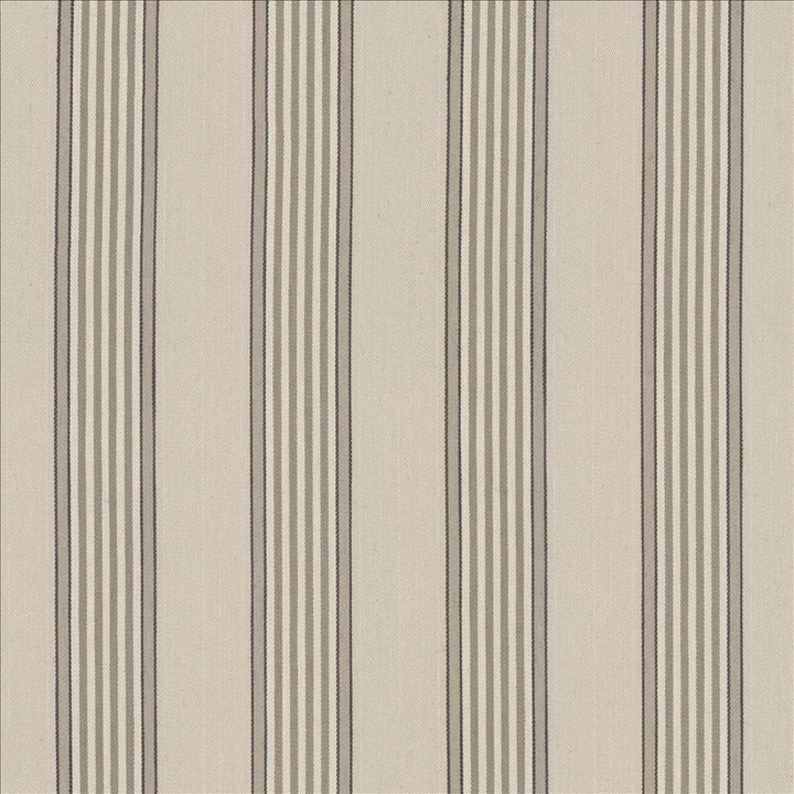 Carnegie Stripe Taupe by Kasmir Designer Fabric 1446 42% Viscose
40% Polyester
18% Linen
 CHINA </p><p>Repeat: Horizontal: 7 inches and Vertical: N/A 57 - Swanky Fabrics -