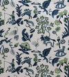 Carousel Peacock by Roth & Tompkins Designer Fabric