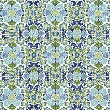 Carraway Seaspray by Kasmir Designer Fabric 5081 100% Cotton USA 15,000 Wyzenbeek Double Rubs H: 13 4/8 inches, V: 13 4/8 inches 54 - Swanky Fabrics - Kasmir