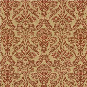 Carriage House Persimmon by Kasmir Designer Fabric