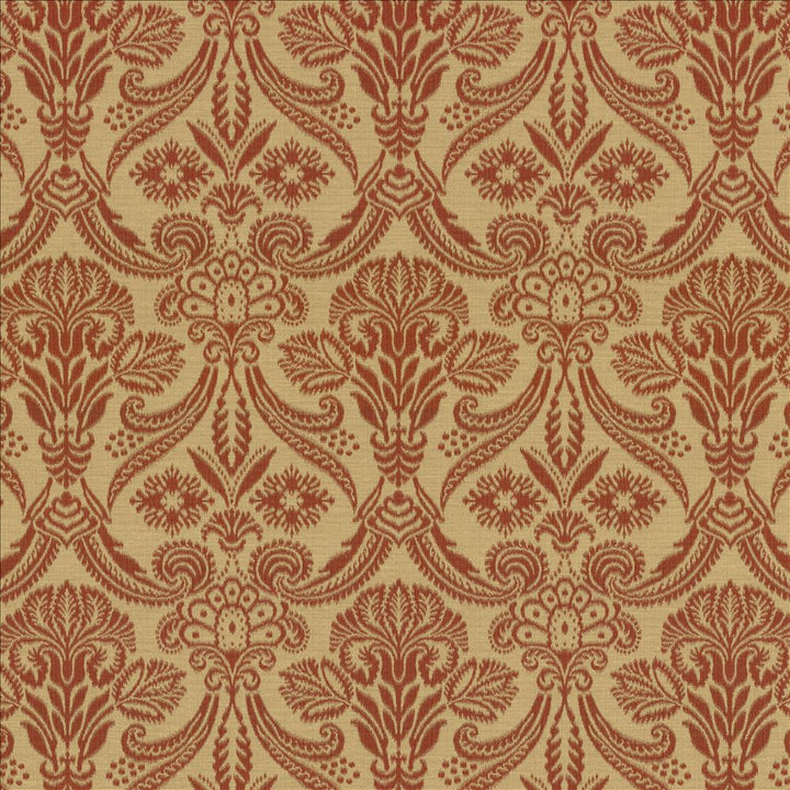 Carriage House Persimmon by Kasmir Designer Fabric 5121 58% Cotton
42% Polyester
 TURKEY 35,000 Wyzenbeek Double Rubs </p><p>Repeat: Horizontal: 14 inches and Vertical: 14 inches 55 - Swanky Fabrics -