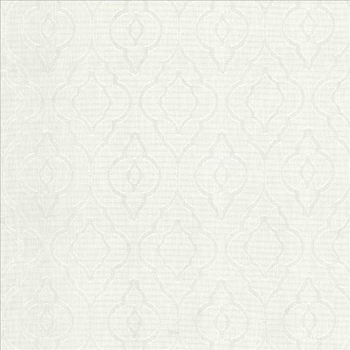Cassius White by Kasmir Designer Fabric 5157 100% Polyester
 CHINA </p><p>Repeat: Horizontal: 9 inches and Vertical: 15 inches 118 - 120 - Swanky Fabrics -