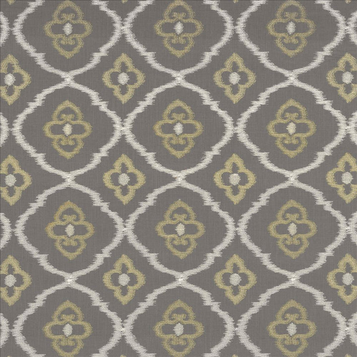 Catania Gunmetal by Kasmir Designer Fabric 1450 75% Viscose 25% Linen INDIA 25,000 Wyzenbeek Double Rubs Horizontal: 9 7/8 inches and Vertical: 9 4/8 inches 54 - Swanky Fabrics -