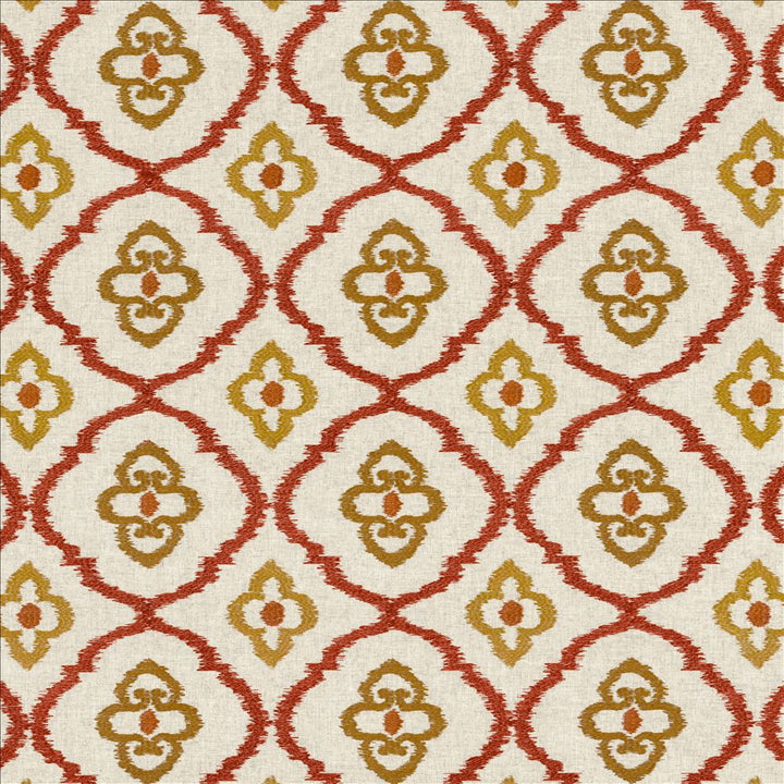 Catania Russet by Kasmir Designer Fabric 1450 75% Viscose
25% Linen
 INDIA </p><p>Repeat: Horizontal: 9 7/8 inches and Vertical: 9 4/8 inches 54 - Swanky Fabrics -