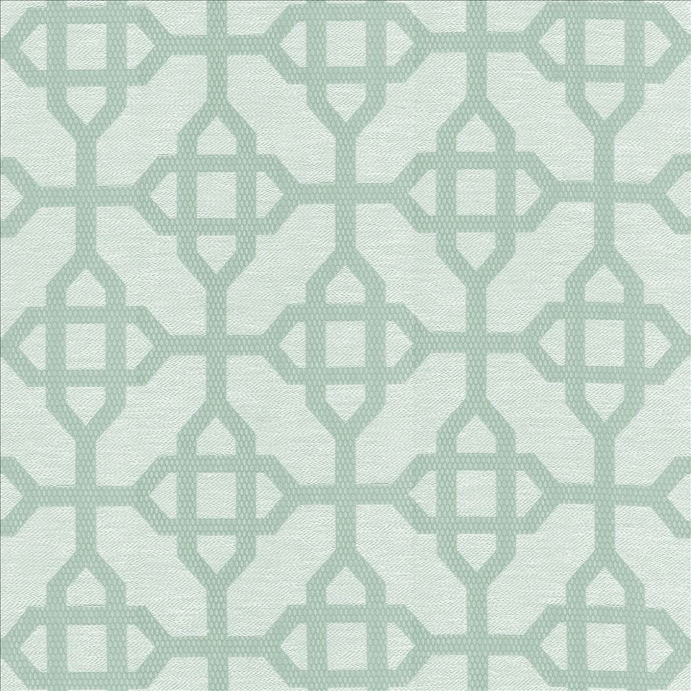 Cavetto Aqua by Kasmir Designer Fabric 5114 66% Polyester
34% Cotton
 INDIA 50,000 Wyzenbeek Double Rubs </p><p>Repeat: Horizontal: 6 6/8 inches and Vertical: 7 inches 54 - Swanky Fabrics -