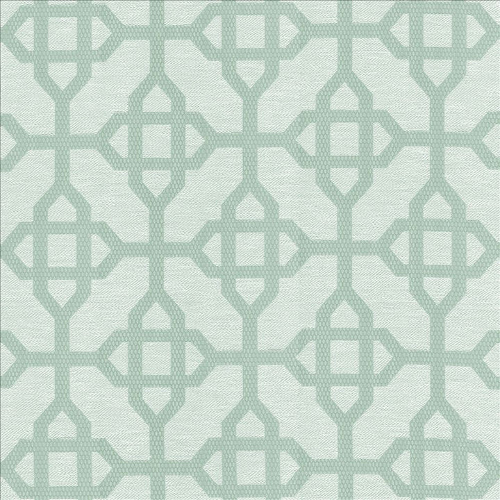 Cavetto Aqua by Kasmir Designer Fabric 5114 66% Polyester
34% Cotton
 INDIA 50,000 Wyzenbeek Double Rubs </p><p>Repeat: Horizontal: 6 6/8 inches and Vertical: 7 inches 54 - Swanky Fabrics -