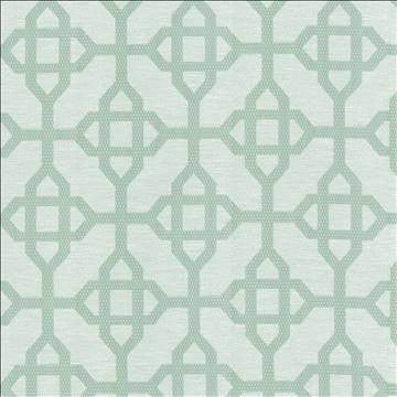 Cavetto Aqua by Kasmir Designer Fabric 5114 66% Polyester 34% Cotton INDIA 50,000 Wyzenbeek Double Rubs H: 6 6/8 inches, V: 7 inches 54 - Swanky Fabrics - Kasmir