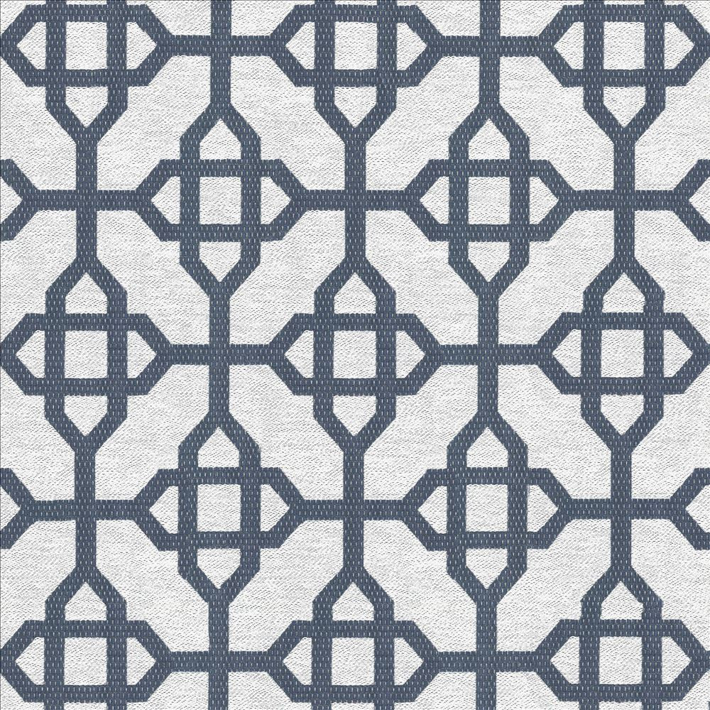 Cavetto Blue by Kasmir Designer Fabric 5115 66% Polyester
34% Cotton
 INDIA 50,000 Wyzenbeek Double Rubs </p><p>Repeat: Horizontal: 6 6/8 inches and Vertical: 7 inches 54 - Swanky Fabrics -