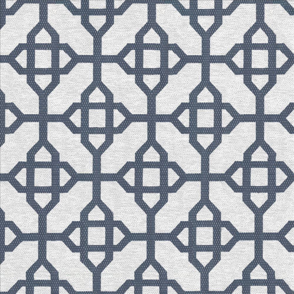 Cavetto Blue by Kasmir Designer Fabric 5115 66% Polyester
34% Cotton
 INDIA </p><p>Repeat: Horizontal: 6 6/8 inches and Vertical: 7 inches 54 - Swanky Fabrics -