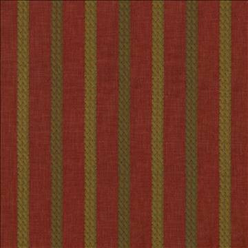 Celtic Stripe Crimson by Kasmir Designer Fabric 1443 100% Polyester Embroidery Contents 100% Rayon INDIA 25,000 Wyzenbeek Double Rubs H: 4 2/8 inches, V: 4/8 inches 54 - 55 - Swanky Fabrics - Kasmir