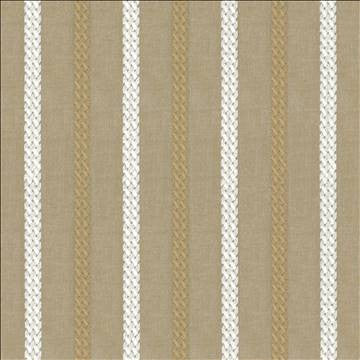 Celtic Stripe Taupe by Kasmir Designer Fabric 1443 100% Polyester Embroidery Contents 100% Rayon INDIA 25,000 Wyzenbeek Double Rubs H: 4 2/8 inches, V: 4/8 inches 54 - 55 - Swanky Fabrics - Kasmir