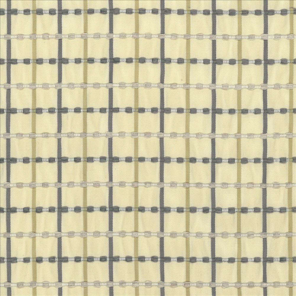 Cha Cha Check Pewter by Kasmir Designer Fabric 5067 100% Polyester
 CHINA 24,000 Wyzenbeek Double Rubs </p><p>Repeat: Horizontal: 2 inches and Vertical: 2 inches 54 - Swanky Fabrics -