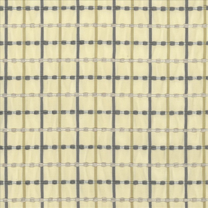 Cha Cha Check Pewter by Kasmir Designer Fabric See sample 100% Polyester
 CHINA 24,000 Wyzenbeek Double Rubs </p><p>Repeat: Horizontal: 2 inches and Vertical: 2 inches 54 - Swanky Fabrics -