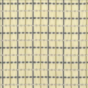 Cha Cha Check Pewter by Kasmir Designer Fabric 5067 100% Polyester CHINA 24,000 Wyzenbeek Double Rubs H: 2 inches, V: 2 inches 54 - Swanky Fabrics - Kasmir