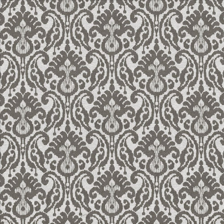 Chaibasa Slate by Kasmir Designer Fabric 5113 66% Polyester
34% Cotton
 INDIA 30,000 Martindale Cycles </p><p>Repeat: Horizontal: 13 4/8 inches and Vertical: 12 4/8 inches 53 - Swanky Fabrics -