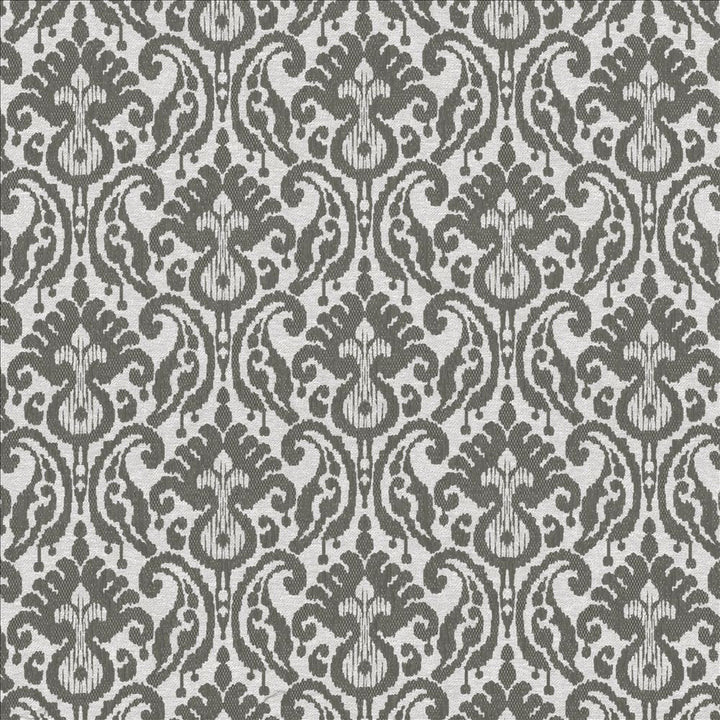 Chaibasa Slate by Kasmir Designer Fabric See sample 66% Polyester
34% Cotton
 INDIA 30,000 Martindale Cycles </p><p>Repeat: Horizontal: 13 4/8 inches and Vertical: 12 4/8 inches 53 - Swanky Fabrics -