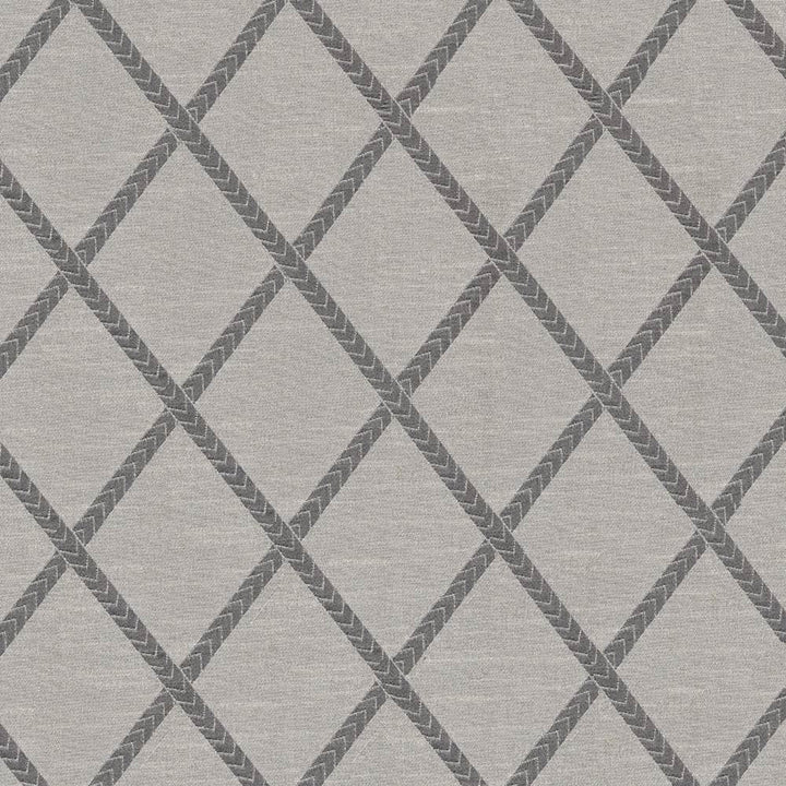 Chambers Trellis Platinum by Kasmir Designer Fabric 1412 100% Polyester
 CHINA Not Tested </p><p>Repeat: Horizontal: 3 6/8 inches and Vertical: 5 2/8 inches 61 - Swanky Fabrics -