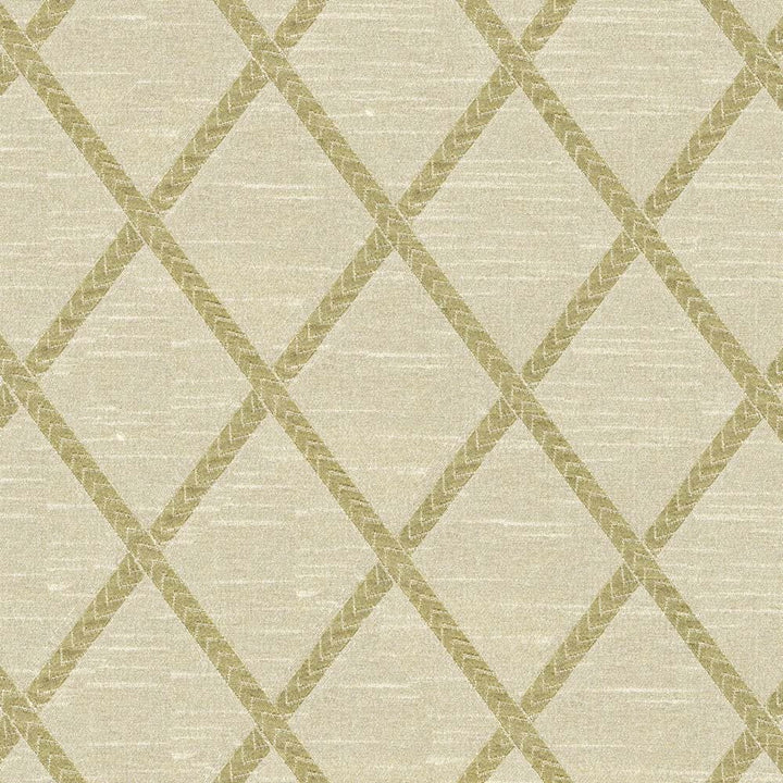 Chambers Trellis Silver Sage by Kasmir Designer Fabric 1412 100% Polyester
 CHINA Not Tested </p><p>Repeat: Horizontal: 3 6/8 inches and Vertical: 5 2/8 inches 61 - Swanky Fabrics -