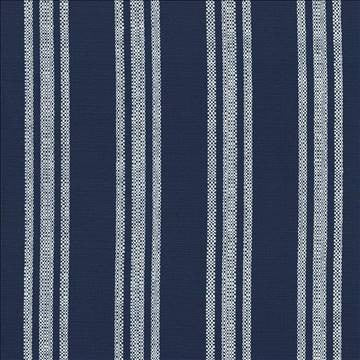Chastain Stripe Marine by Kasmir Designer Fabric 1436 80% Cotton 20% Polyester USA 12,000 Wyzenbeek Double Rubs H: 5 2/8 inches, V: N/A 54 - 57 - Swanky Fabrics - Kasmir