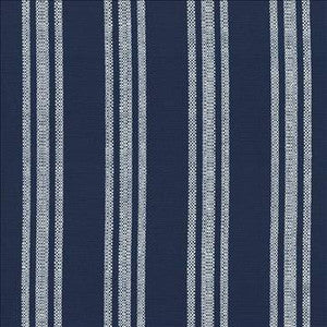 Chastain Stripe Marine by Kasmir Designer Fabric