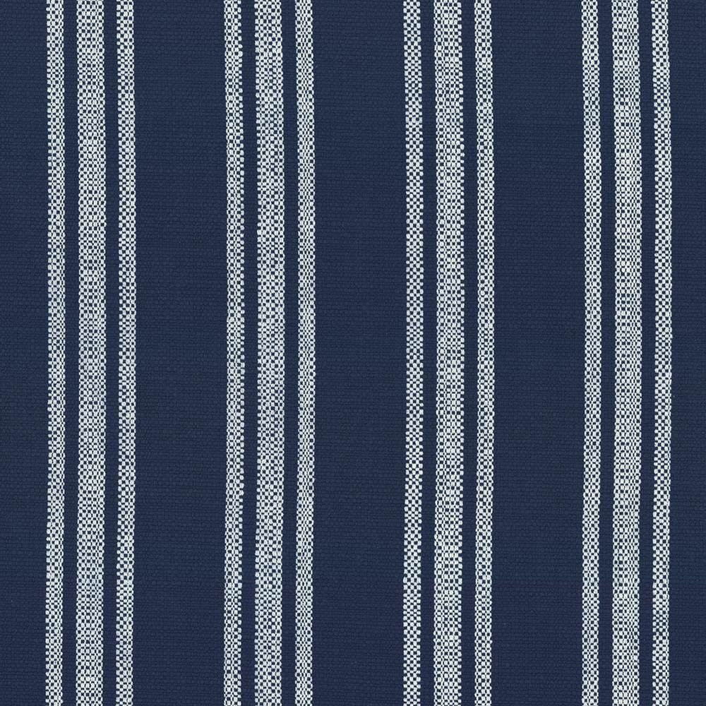 Chastain Stripe Marine by Kasmir Designer Fabric 1436 80% Cotton
20% Polyester
 USA 12,000 Wyzenbeek Double Rubs </p><p>Repeat: Horizontal: 5 2/8 inches and Vertical: N/A 54 - Swanky Fabrics -