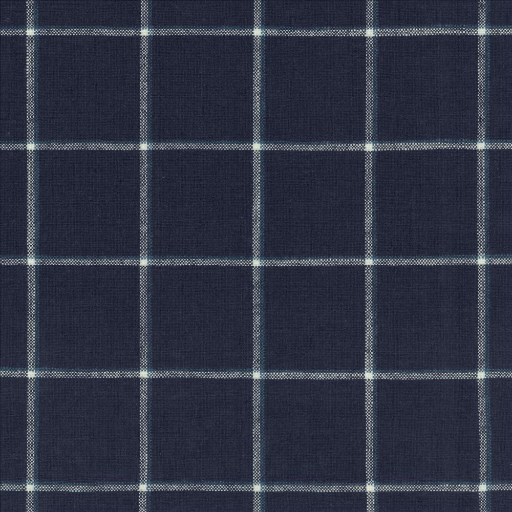 Checkered Past Marina  by Kasmir Designer Fabric 1458 55% Linen
45% Rayon
 CHINA 36,000 Wyzenbeek Double Rubs Horizontal: 3 3/8 inches and Vertical: 3 3/8 inches 54  - Swanky Fabrics -