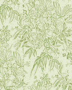 Mind The Gap Wallpaper CHERRY ORCHARD Green Wallpaper (WP30007)
