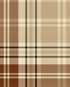 Mind The Gap Wallpaper CHESTERFIELD PLAID Cappuccino Wallpaper (WP30080)
