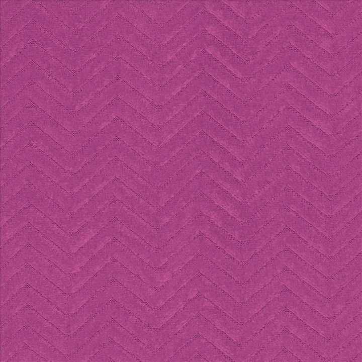 Chevreau Chevron Fuschia by Kasmir Designer Fabric 5096 100% Polyester
 CHINA 60,000 Wyzenbeek Double Rubs </p><p>Repeat: Horizontal: 1 2/8 inches and Vertical: 2/8 inches 56 - Swanky Fabrics -