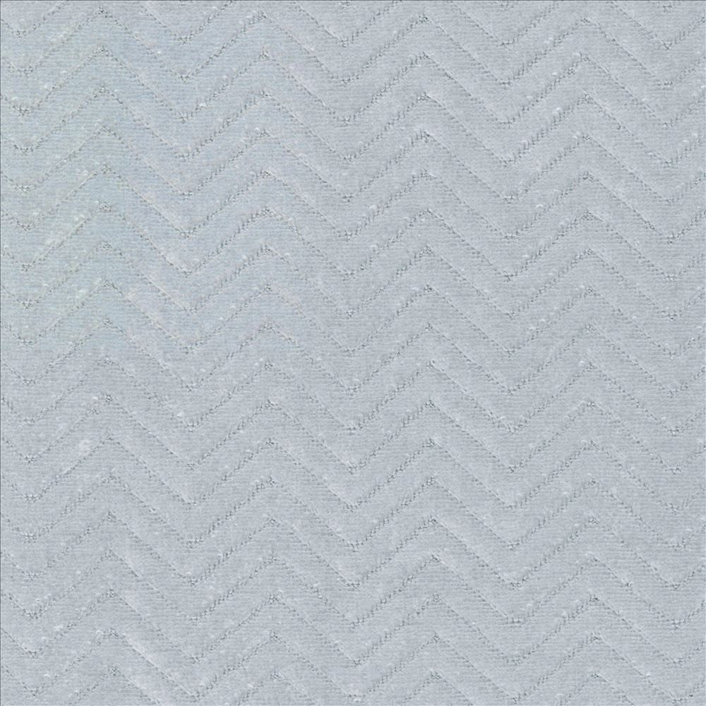 Chevreau Chevron Sky by Kasmir Designer Fabric 5097 100% Polyester
 CHINA </p><p>Repeat: Horizontal: 1 2/8 inches and Vertical: 2/8 inches 56 - Swanky Fabrics -