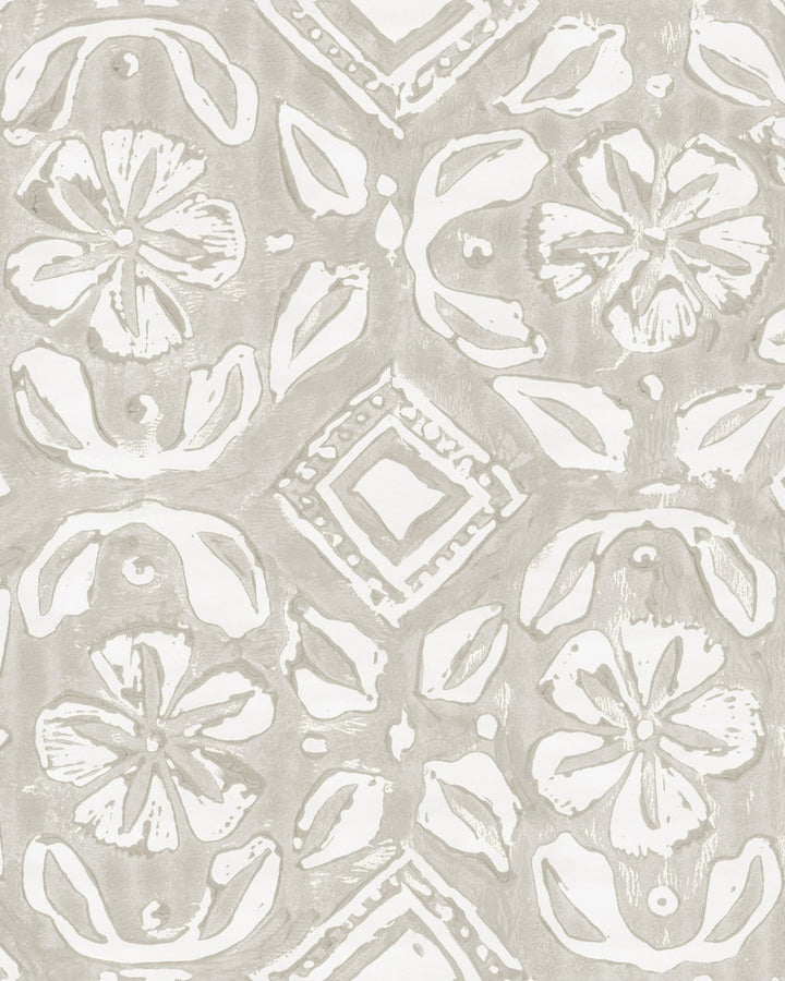 Chimney Cake Icing Wallpaper by Mind the Gap Designer Wallpaper MINNIE KEMP X MINDTHEGAP Non-woven Made in Europe Paste the wall 1 roll x 20.47 x 9.8 yards - Swanky Fabrics -