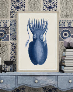 Mind The Gap Wallpaper CHINESE PATTERN Blue Premium Wallpaper (WP20051)