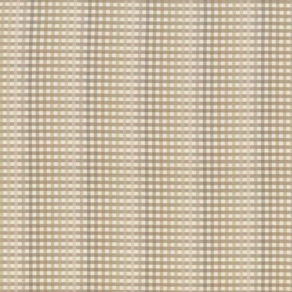 Chloe Check Smokey Quartz by Kasmir Designer Fabric 5066 55% Cotton 45% Polyester TAIWAN 25,000 Wyzenbeek Double Rubs Horizontal: 13 4/8 inches and Vertical: 1 inches 54 - Swanky Fabrics -