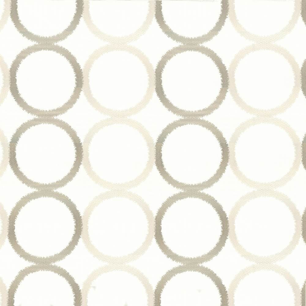 Circle Around Oyster by Kasmir Designer Fabric 1433 75% Polyester
25% Viscose
Embroidery
100% Viscose
 INDIA </p><p>Repeat: Horizontal: 18 3/8 inches and Vertical: 9 4/8 inches 51 - Swanky Fabrics -